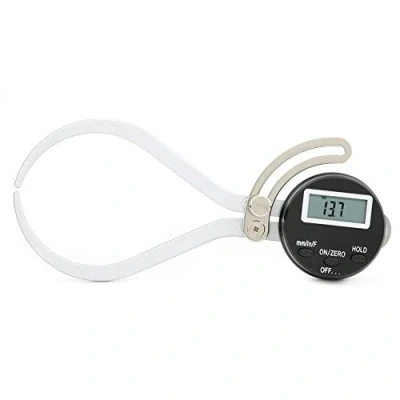 Afbeelding van Digitale externe schuifmaat, elektronische schuifmaat 0 150 mm met groot lcd display, meetgereedschap voor de diktemeter in inch/mm dikte buitendiameter