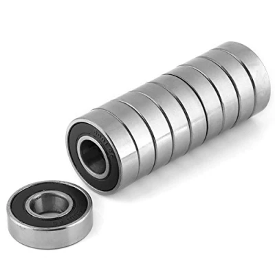 Afbeelding van 10 stuks kogellagers duurzaam staal multifunctioneel waterdicht diepe groef 6001 2RS (12 x 28 8 mm)