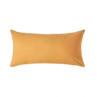 Afbeelding van Homescapes kussensloop 40 x 80 cm mosterdgeel, 100% Egyptisch katoen, draaddichtheid 200