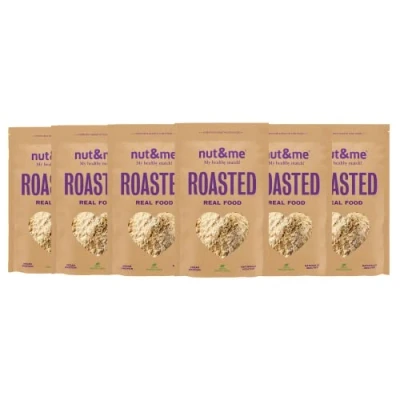Image de Beurre d&#039; arachide en poudre Sans matières grasses 1,2 kg nut&amp;me 100% naturel et végétalien Peanut Butter Powder gluten Pack 6 x 200 g