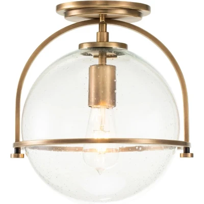 Afbeelding van Hinkley LED Plafondlamp Somerset 1X E27 Max 60W Dimbaar Heritage Brass