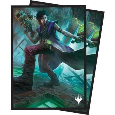Afbeelding van Ultra Pro Magic: the Gathering Duskmourn: House of Horror Commander Sleeves: Winter, Cynical Opportunist (100 stuks)