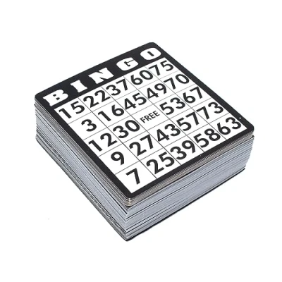 Afbeelding van Kyto 500 stuks bingokaarten verschillende kaarten Grote set van papieren Extra voor traditionele spelavonden Vrienden Familie Kinderen