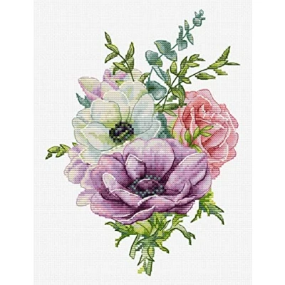 Afbeelding van Luca S Anemone borduurpakket B7017