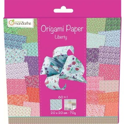Afbeelding van Origami papier Liberty, 60 vel 70g 20 x cm met motief