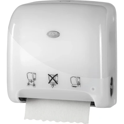 Afbeelding van Euro Products Pearl Autocut Mini Matic XL Handdoekrolautomaat Wit