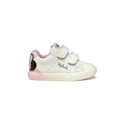 Afbeelding van Geox Babyschoenen voor kinderen, Maat: 27, White pink Leer/ synthetisch