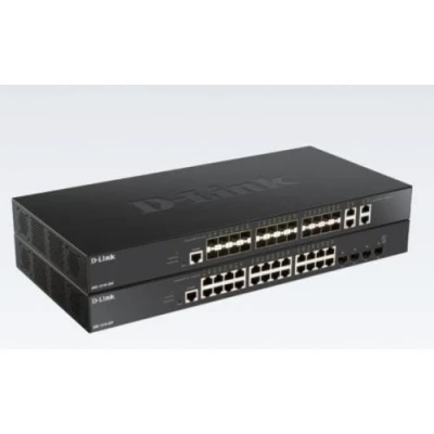 Image de D Link DXS 1210 28T Commutateur intelligent 24 x 10GBase T + 4 25 Gigabits SFP28 Montable sur rack