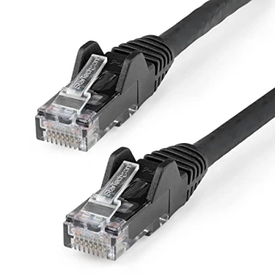 Afbeelding van Stevige UTP netwerkkabel categorie 6 Startech N6LPATCH50CMBK 0,5 m