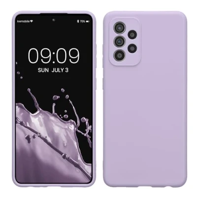 Afbeelding van kwmobile telefoonhoesje geschikt voor Samsung Galaxy A52 / 5G A52s Hoesje smartphone Precisie camera uitsnede In lavendel