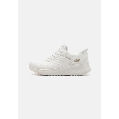 Afbeelding van Skechers Wide Fit BOBS Squad Chaos Sneakers laag, Dames, Maat: 41, Off white Textiel/ synthetisch