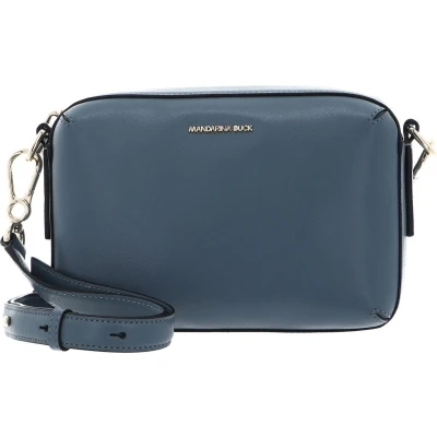 Afbeelding van MANDARINA DUCK Leren Schoudertas Luna Crossover Stormy Weather Donkergrijs