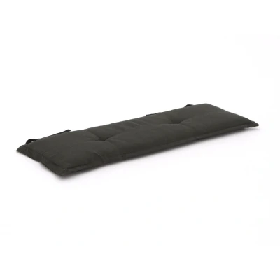 Afbeelding van Madison Bankkussen Rib black 150x48 Zwart
