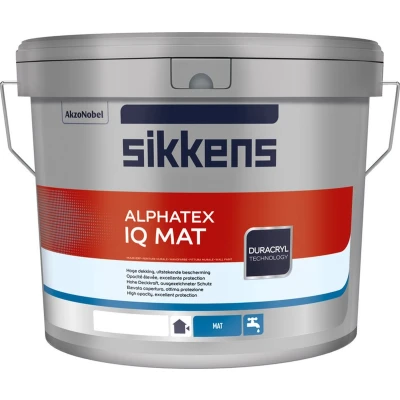 Afbeelding van Sikkens Alphatex IQ Mat 5 liter Muurverf &amp; Latex