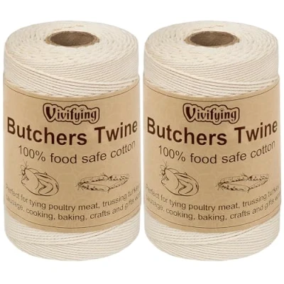 Afbeelding van Vivifying Baker&#039;s Twine 1312 katoenen koord, wit