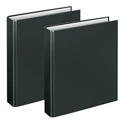 Afbeelding van VELOFLEX A115108 basic map, A5, 2 stuks, zwart, vulhoogte 25 mm, ringband