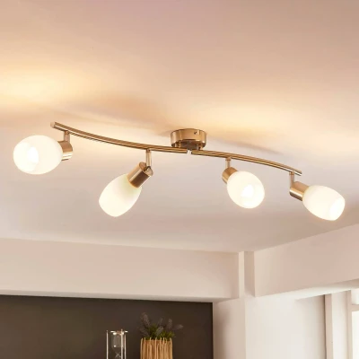 Afbeelding van Lindby Arda spot, glas, 4 lamps 70 cm