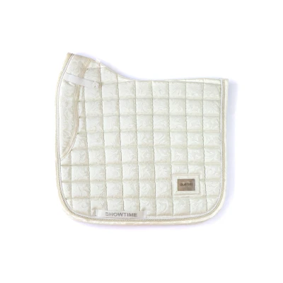 Image de HB Showtime Tapis de Selle Lake View Dressage Pearl White Full