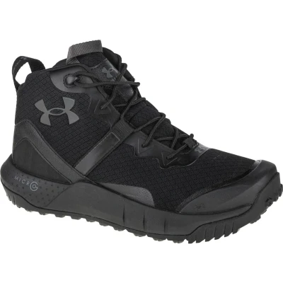 Afbeelding van Under Armour Lifestyle Micro G Sneakers hoog, Heren, Maat: 45.5, Schwarz Imitatieleer/ textiel