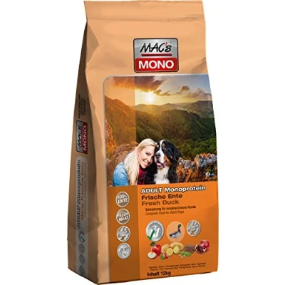 Afbeelding van MAC&#039;s Superfood Hondenvoer Droogvoer Hondenbrokken Mono Eend 12kg
