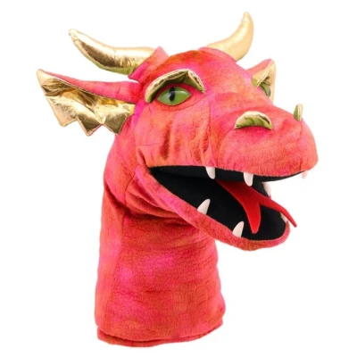 Afbeelding van Large Head Dragon (Red) Hand Puppet: