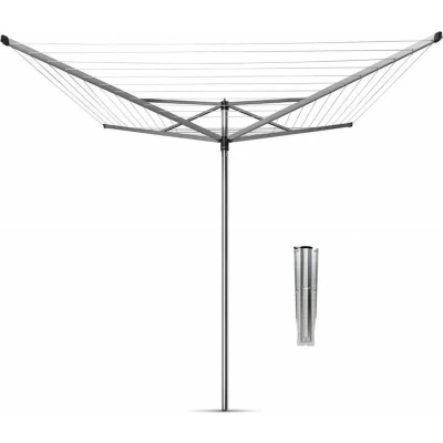 Afbeelding van Topspinner droogmolen 60 meter met metalen grondanker Brabantia
