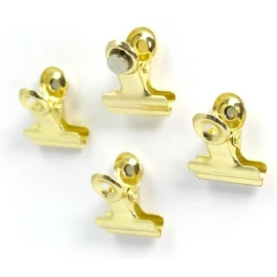 Afbeelding van Trendform Magnet Clip Graffa MINI messing Set van 4 stuks