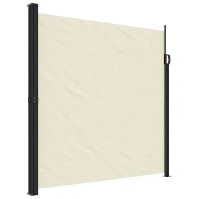 Afbeelding van Windscherm uittrekbaar 200x300 cm crèmekleurig