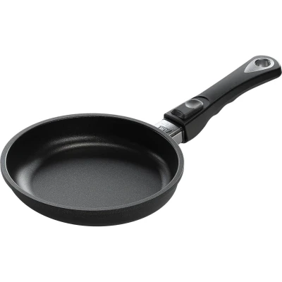 Afbeelding van AMT Gastroguss Koekenpan 20 cm Inductiegeschikt Lotan® Antiaanbaklaag Afneembare Steel O...
