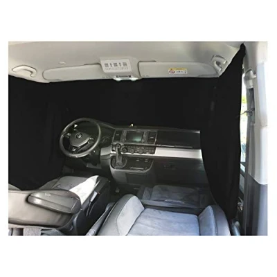 Afbeelding van BREMER SITZBEZÜGE Zonwering gordijn voor voorruit camping compatibel met Renault Master 2 vanaf 1997 2010 FB: F_SW