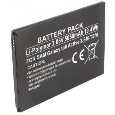 Afbeelding van Accu geschikt voor Samsung Galaxy Tab Active 3, SM T570, Li Polymer, 3.85V, 5050mAh, 19.4Wh