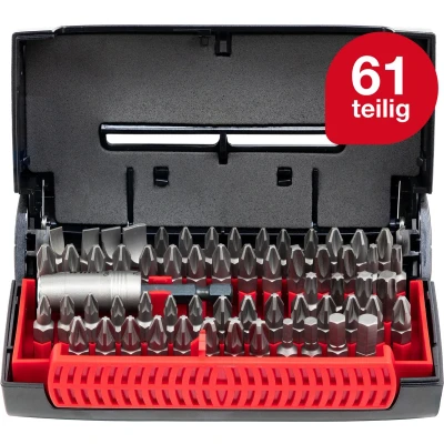 Afbeelding van Wiha Bit Collector 07943 Bitset 61 delig Plat, Kruiskop Phillips, Pozidriv, Inbus, Binnen Torx