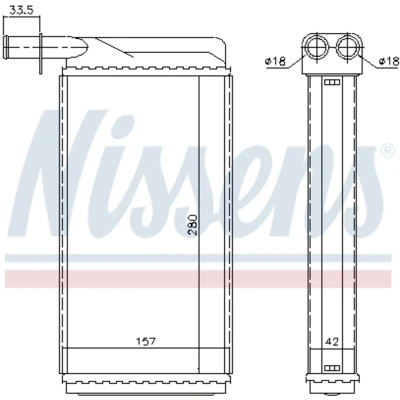 Afbeelding van Nissens Kachelradiateur 73385