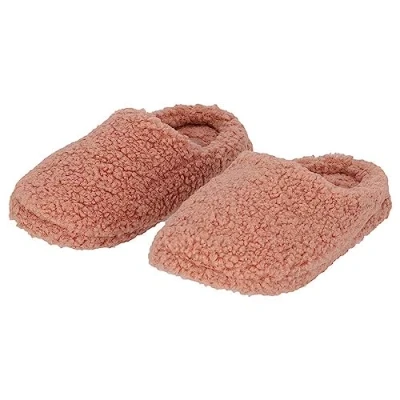 Afbeelding van Apollo Pantoffels dames Roze Teddy Wol maat 41/42 Sloffen 41