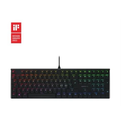 Image de CHERRY MX 10.0N RGB Clavier backlit USB Pan Nordic commutateur : Low Profile Speed noir