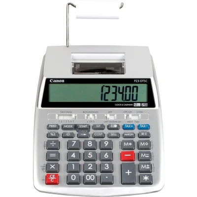 Afbeelding van Canon bureaurekenmachine met telrol P23 DTSC II