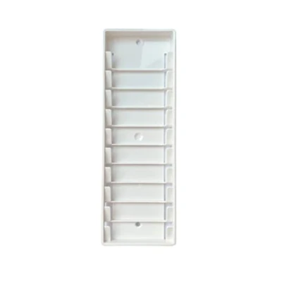 Afbeelding van SCM PC Card GmbH Wandhouder voor 10 personeelskaarten, wit, tijdregistratie, timeropname, compatibel met Chipdrive en pure SCT