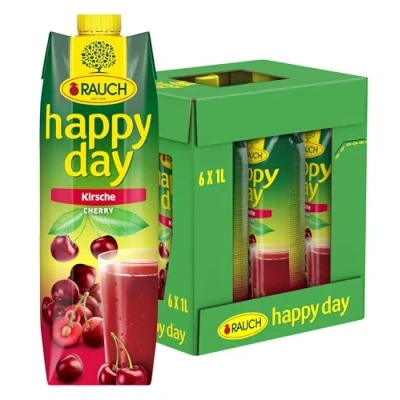 Image de Rauch Happy Day Amarena Cerise Lot de 6 (6 x 1 l)