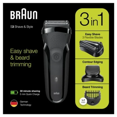 Image de Braun Series 3 300BT Noir