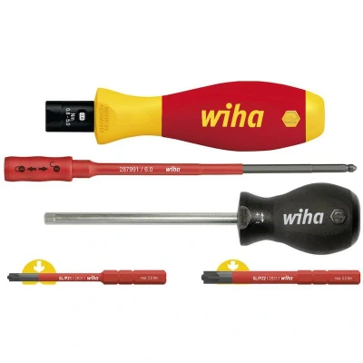 Afbeelding van Wiha 38074 Momentschroevendraaierset VDE 5 delig 0.8 Nm DIN EN ISO 6789, 60900
