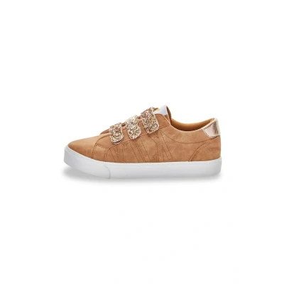 Afbeelding van Kaporal Sneakers laag, Dames, Maat: 39, Camel Textiel