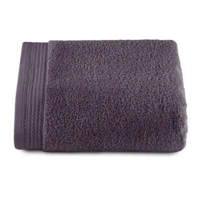 Image de RIZO Top Towel Lot de 1 serviette douche Serviettes bain 100% coton peigné 600 g/m² Dimensions 70 x 140 cm Marengo