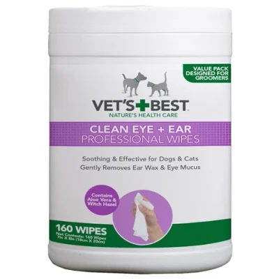 Afbeelding van Vet&#039;s Best Clean Ear/Eye Wipes