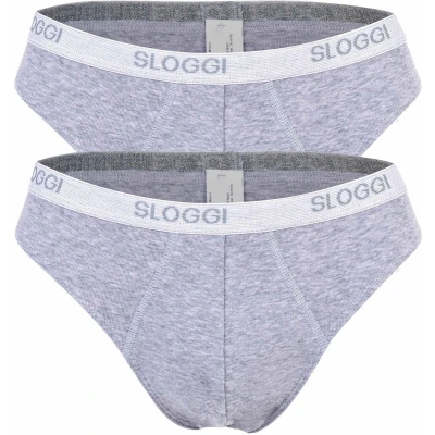 Afbeelding van Sloggi 2PACK Slip, Heren, Maat: XL, Grau