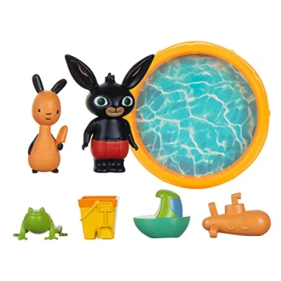 Afbeelding van Bing Kinderbadfiguurset compatibel met andere speelsets, perfect speelgoed voor peuters uit de tv show CBeebies.