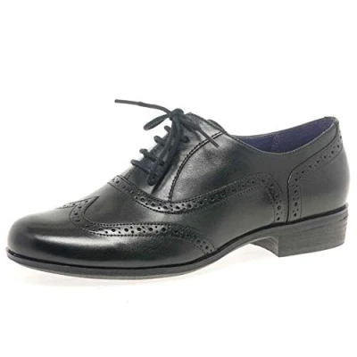 Afbeelding van Clarks hamble oak derbys meisjes, Zwart leder
