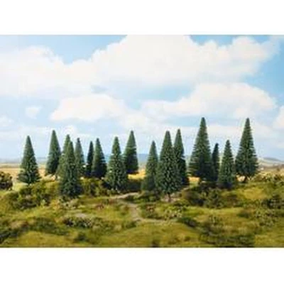 Afbeelding van NOCH 0024311 Set bomen Zilverspar 80 tot 140 mm Donkergroen 13 stuk(s)