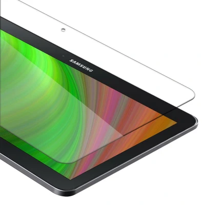 Afbeelding van Cadorabo Screenprotector geschikt voor Samsung Galaxy Tab 4 (10.1 inch) in KRISTALHELDER Gehard (Tempered) display Film beschermglas 9H hardheid met 3D Touch