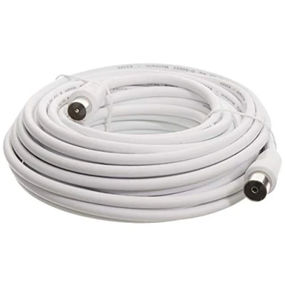 Afbeelding van Hama 00011903 coax kabel 10 M FM Wit