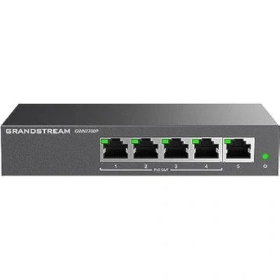 Afbeelding van Grandstream GWN 770x (5 Havens), Netwerkschakelaar, Zwart